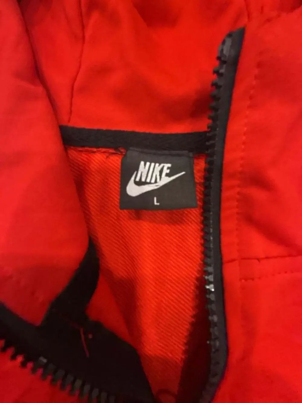 Nike Tech Fleece Full Zip Hoodie Size L Red